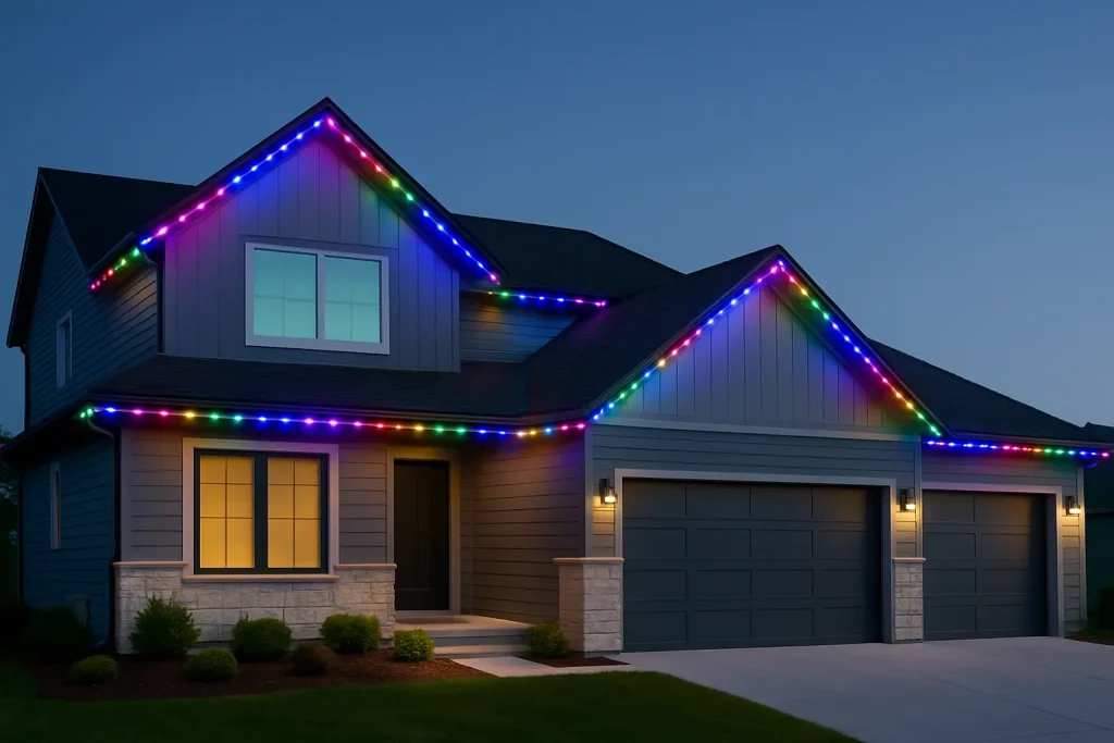 expert permanent light installation